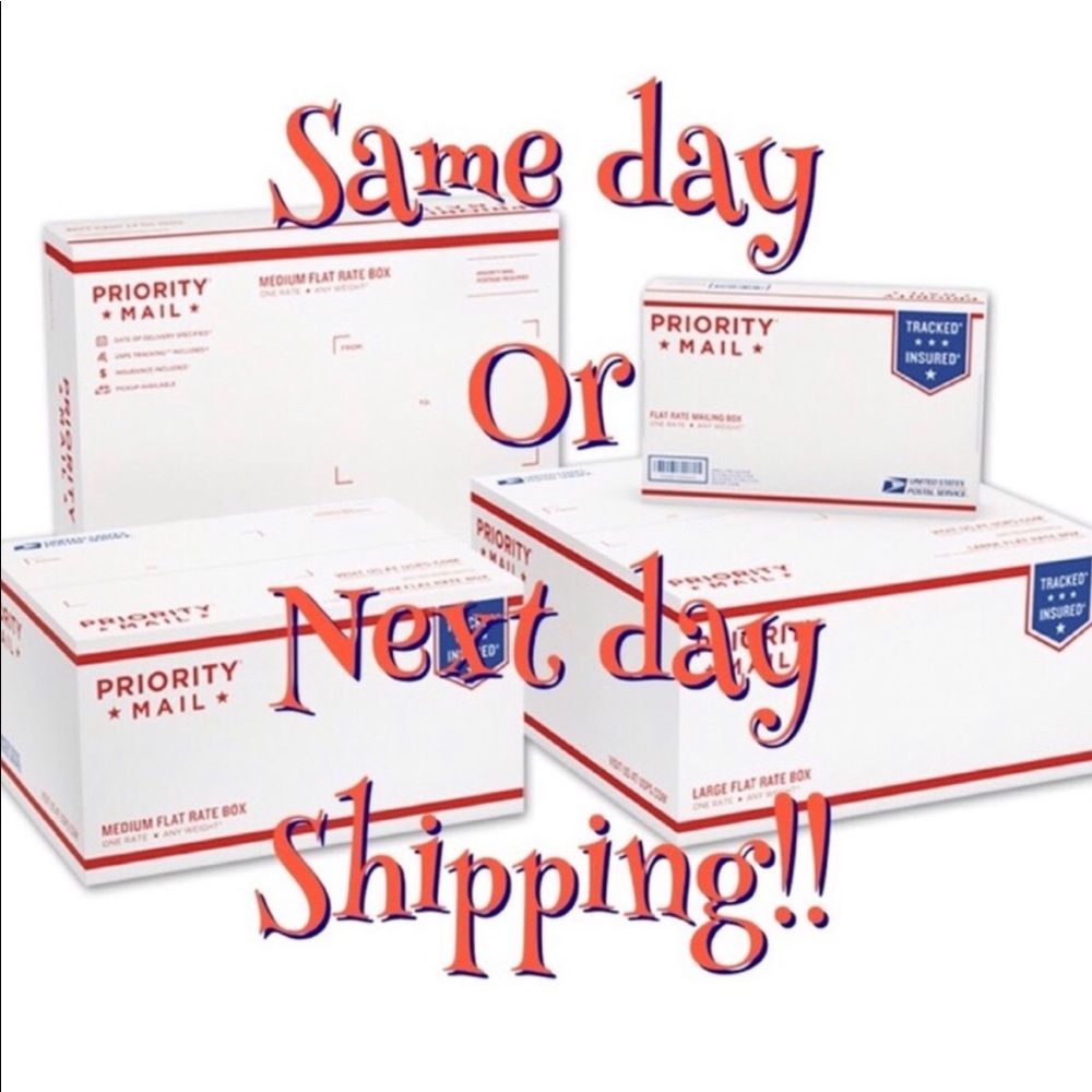 SAME DAY OR NEXT DAY SHIPPING •